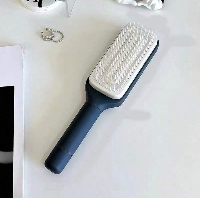 Macaron Color Anti-Static Hair Brush – Gentle Detangling, Scalp Massage & Travel-Friendly”