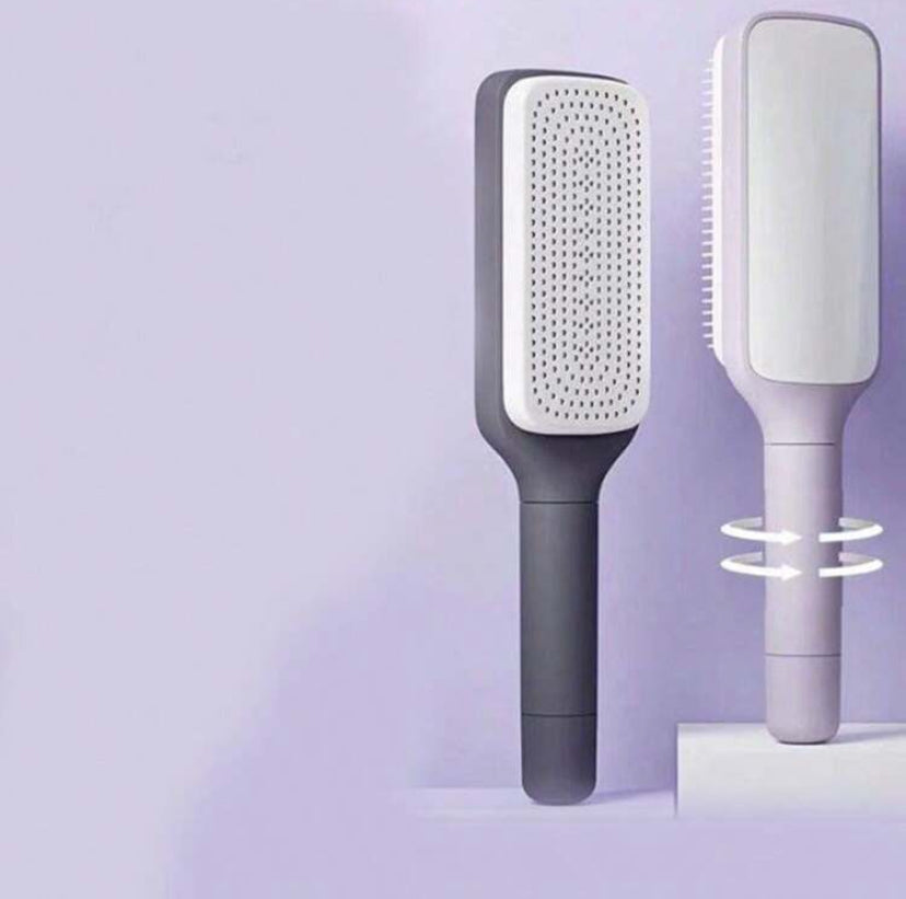 Macaron Color Anti-Static Hair Brush – Gentle Detangling, Scalp Massage & Travel-Friendly”